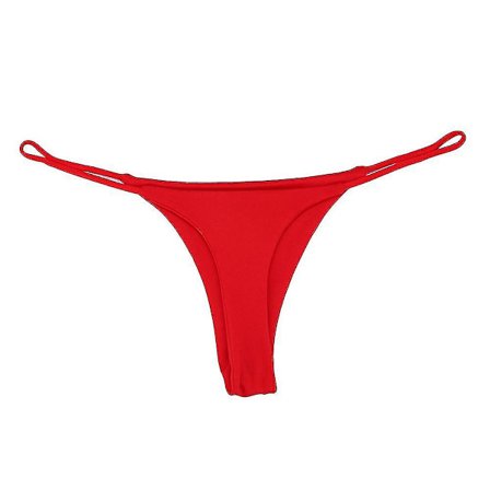 Sexy truser Plus Size undertøy Thongs lav midje S-xl tynn stroppeløs Bikinbomull