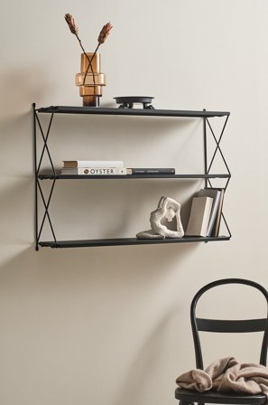 Jotex - Hylle Stål Svart matt svart ENEBY - Kjøp Entrémøbler hos Jotex