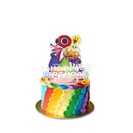 Roblox Rainbow Friends Födelsedagstårta Topper
