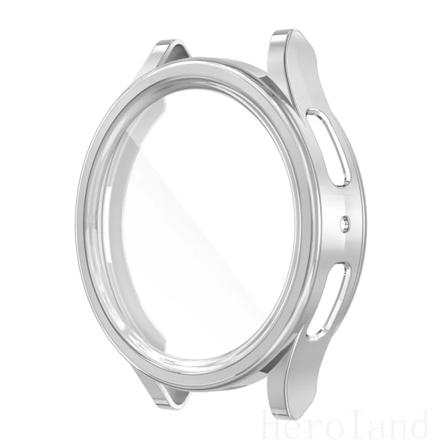 Full Skyddande Låda Omslag För Samsung Galax Klocka 5 Pro 45Mm Smartwatch Skärmskydd Tillbehör Ramfall Mjuk Tpu Varm silver galaxy watch 5 Pro
