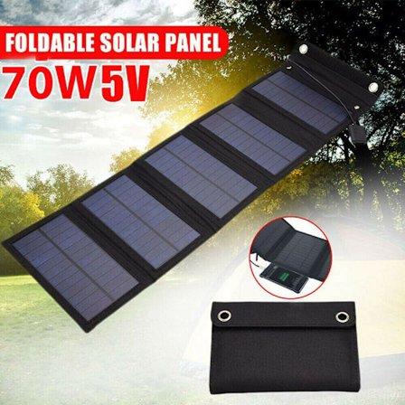 70W USB sammenleggbart solpanel