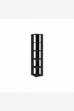 Homitis - Kirjahylly Nati Corner - Musta - Kirjahyllyt - - Homeroom