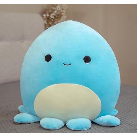 Octopus Plyschleksak Plyschdjur Plyschdocka Squishmallowing Kudde Barnpresent blue 80cm