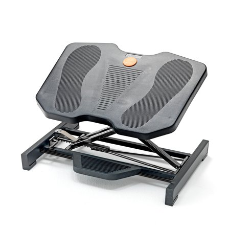 Fußstütze, höhenverstellbar, schwarz