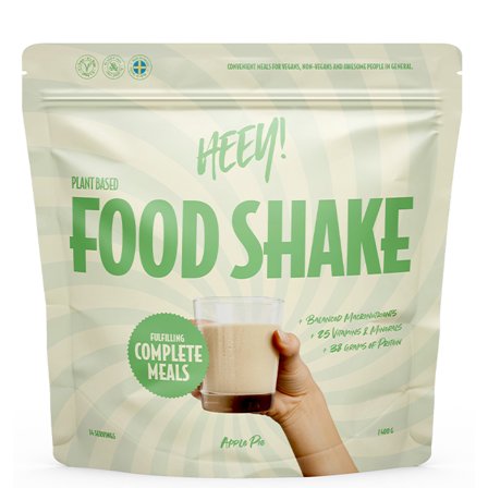 Heey! Vegan Food Shake Ateriankorvike Omenapiirakka 1400 g