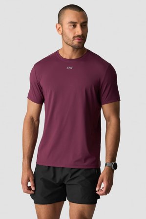 ICANIWILL - Mirage T-shirt Men Dark Mahogany - Heren - sportkleding van ICIW