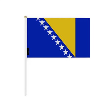 Mini Flag - Bosnien-Hercegovina - 30 x 45 cm - 100 stk. - Polyester - Let og robust