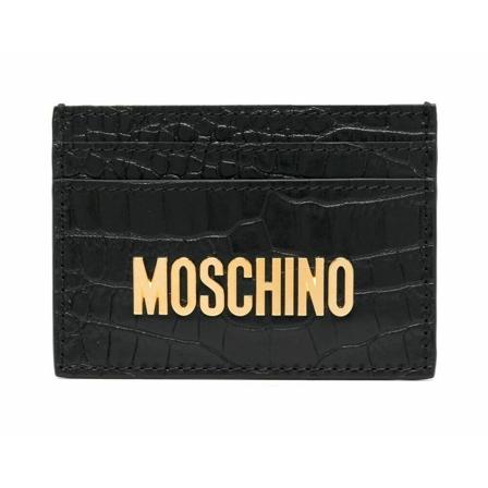 Moschino Wallets Cardholders Sort, Herre, Størrelse: ONE Size