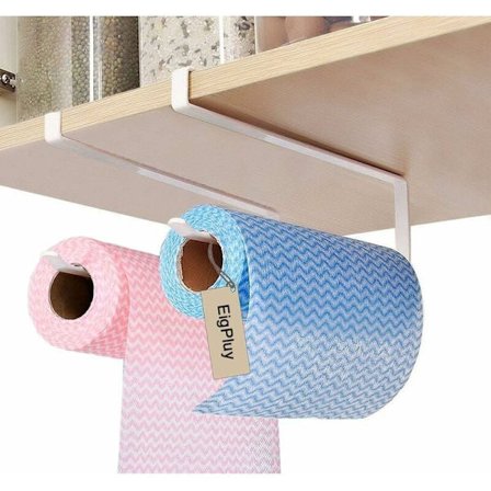Paperitelineen pidike kaappiin, keittiöpaperiteline ilman porausta