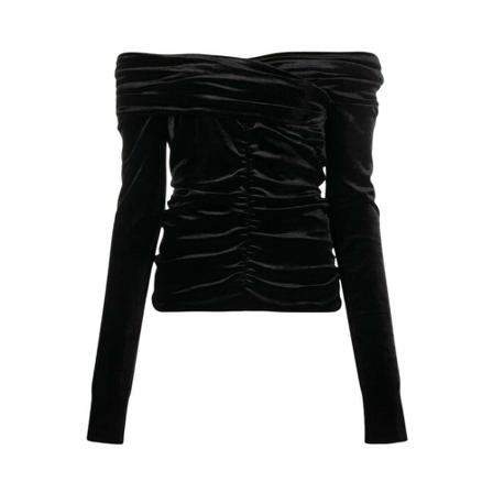 Philosophy di Lorenzo Serafini, Blouse Zwart, Dames, Maat:S