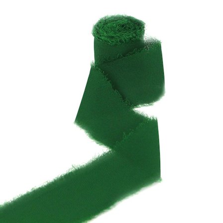 1 rulle band festlig handgjord DIY hantverk 3,8 cm bröllopsinbjudningar present frans faux sidenband för bröllop