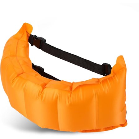 Oppustelig svømmebælte til voksne - Justerbar taljeflåd med spænde og reb, bærbar poolflydehjælp til begyndersvømmere og vand