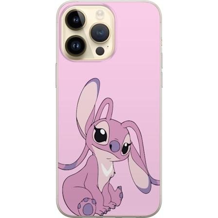 Apple iPhone 15 Pro Max Gennemsigtig cover Stitch lyserød