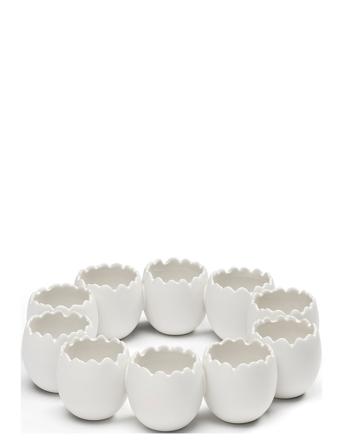 Easter Wreath White Home Decoration Easter Decoration Hvit Cooee Design*Betinget Tilbud