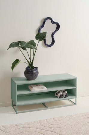 Jotex - Benk 120 Cm Grønn matt svart - LYCKEBY - Kjøp Benker hos Jotex