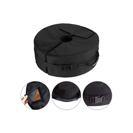 Bärbar utomhus trädgårdsparaplybas uteplats strandparasoll vattentät vikt sandpåsestativ tältben solskydd fast sandpåseverktyg