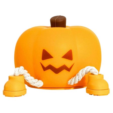 Halloween Spøgelse Græskar Tryk Lampe, Sød Silikone Natlampe med Berøringssensor til Børn & Boligindretning