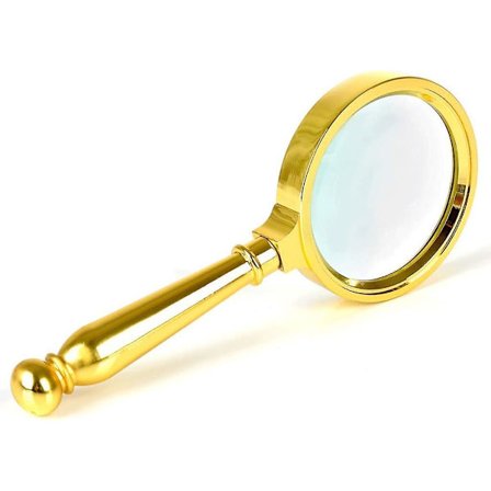 Läsglas Guld Metall Vintage Times