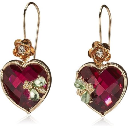 Johnson Stone Heart Drop Earrings