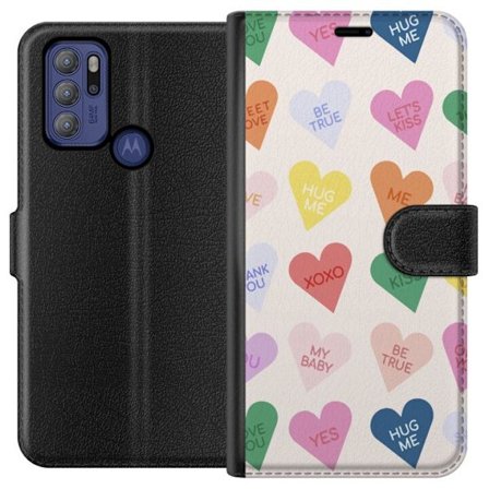 Yhteensopiva Lompakkokotelo Motorola Motorola Moto G60S Karkkisydämet