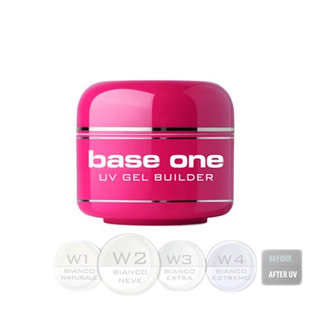 Base one - Bianco - W2 Neve 15g UV-geeli