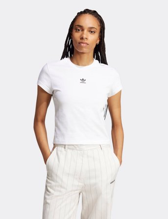 adidas Originals Ess Slim Tee - White - S