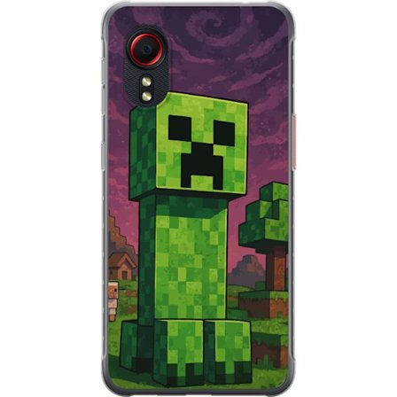 Kompatibelt Mobildeksel til Samsung Galaxy Xcover 5 Romantisk ramadanillustrasjon med blomster, lykter, stjerner og halvmåne i myke pastellfarger