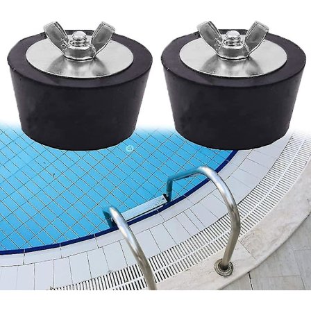 2 stk vinterpropper til poolindløbsdyser, 25mm/32mm/38mm/51mm/63mm rustfrit stål vinterpropper til pool