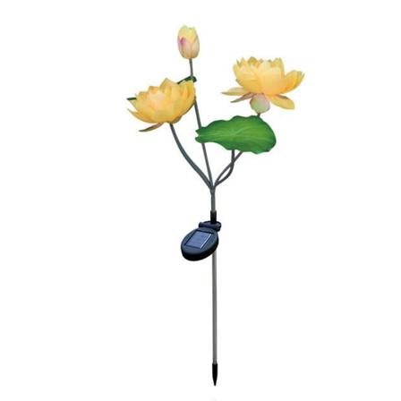 Solcelled Lotusblomstlys, Solcellelys Utenfor for Hage,