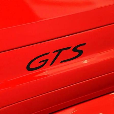 2 stk Car Styling GTS Body Emblem Badge Stickers For Cayenne Cayman Panamera Macan Taycan Carrera Boxster 911 718 928 901 930~6923