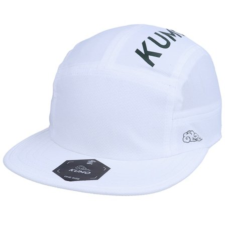 Kumo - Wit 5panel Cap - On Top Cloudfit White 5-Panel @ Hatstore