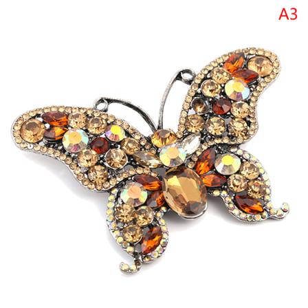 Rhinestones Butterfly Broscher Dam Accessoarer
