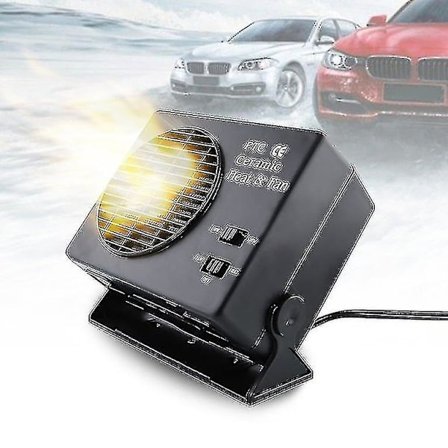 300W 12V Bilkeramisk Värmefläkt Uppvärmning Avfrostning Vindruta Avfuktning