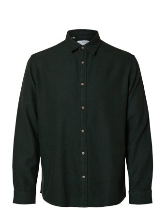 Selected | Slmregclaus Noah Brush Twist Sht Ls Noos | L