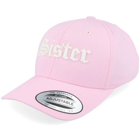 Kiddo Cap - Rosa adjustable Keps - Kids Sister Old English 3d Pink Adjustable @ Hatstore