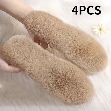 Varmesåler 4-pakning - Tykke og varme for alle skotyper | i myk plysj for herre og dame