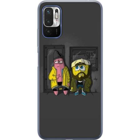 Xiaomi Redmi Note 10 5G Läpinäkyvä kuori Spongebob