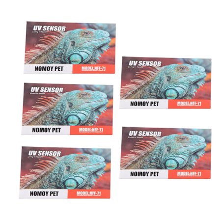 Crawl Kjæledyr UV Testkort Enkle Målinger Gjenbrukbart Rask Test UVB Sensorkort for Reptil UV Testing