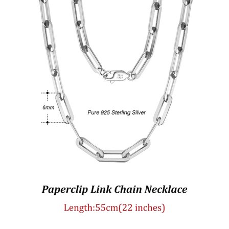 Gems Äkta 925 Sterling Silver Binder Halskedja 6/9.3/12mm Basic Länkkedja Halsband för Män Kvinnor Smycken SC39