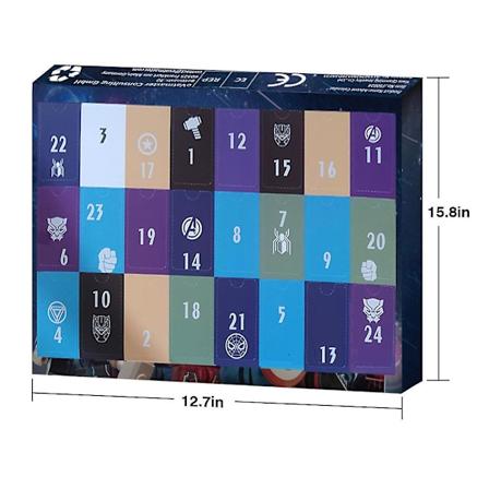 24-dagers julekalender nedtelling Avengers leketøy blindboks superhelt minifigurer barn julegave