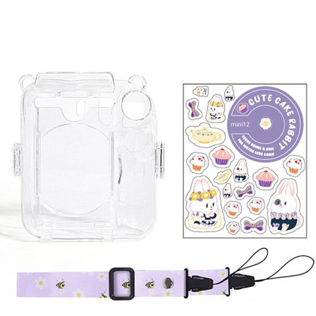 Til Fujifilm Instax Mini 12 Transparent kamerataske beskyttende