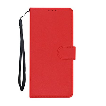 Flip Stand Leather Wallet Case For Samsung Galaxy S20 Ultra 5G Red