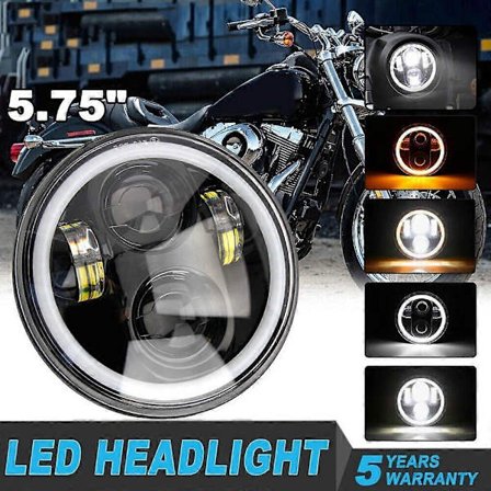 Sopii 5,75' LED-moottoripyörän ajovalolle Hi/Lo-kaukovalo Harley Davidson Dyna Sportsterille
