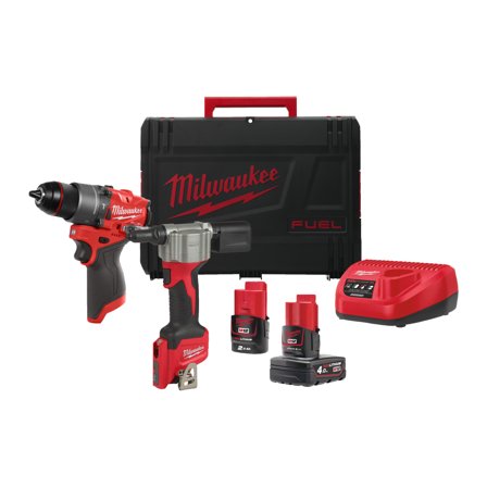 Milwaukee M12 FPP2D2-422X Verktygspaket, Maskiner & elverktyg