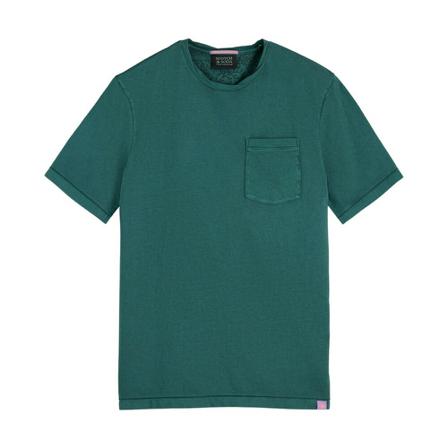 Scotch & Soda, T-Shirts Groen, Heren, Maat:S