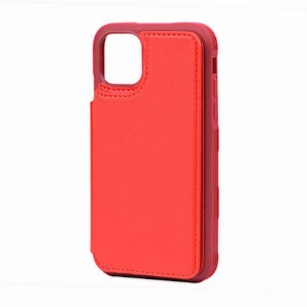 iPhone 11 Pro PU Leather Back Flip Wallet Case Red