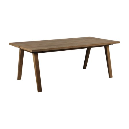 A-Line Spisebord, 200x95x74,6cm - Røget Eg - Udtræksbord til Familiemiddage & Hygge - Mulighed for Tillægsplader (tilkøbes)