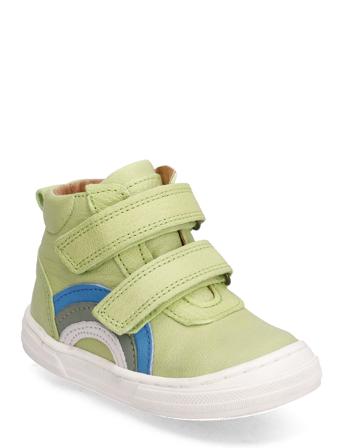 Bisgaard Rainbow Høye Sneakers Grønn Bisgaard*Betinget Tilbud