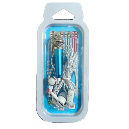 Mikrofon 3,5 mm Stereo Studio Mic KTV Karaoke Mini Mikrofon