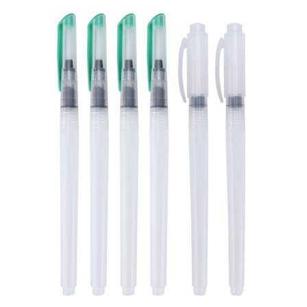 6 stk. vannpensler Nylonhår Vannløselig farge Bly Malepensler Sett for kalligrafi